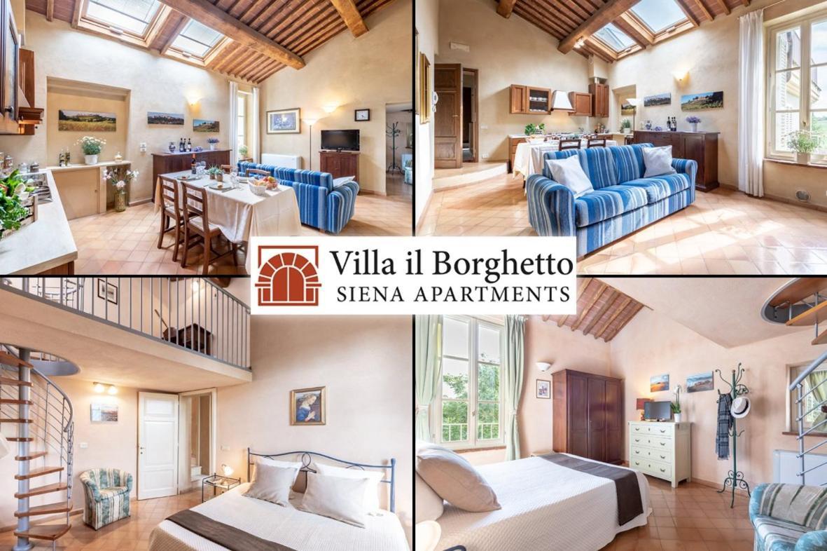 Villa Il Borghetto Siena Bagian luar foto