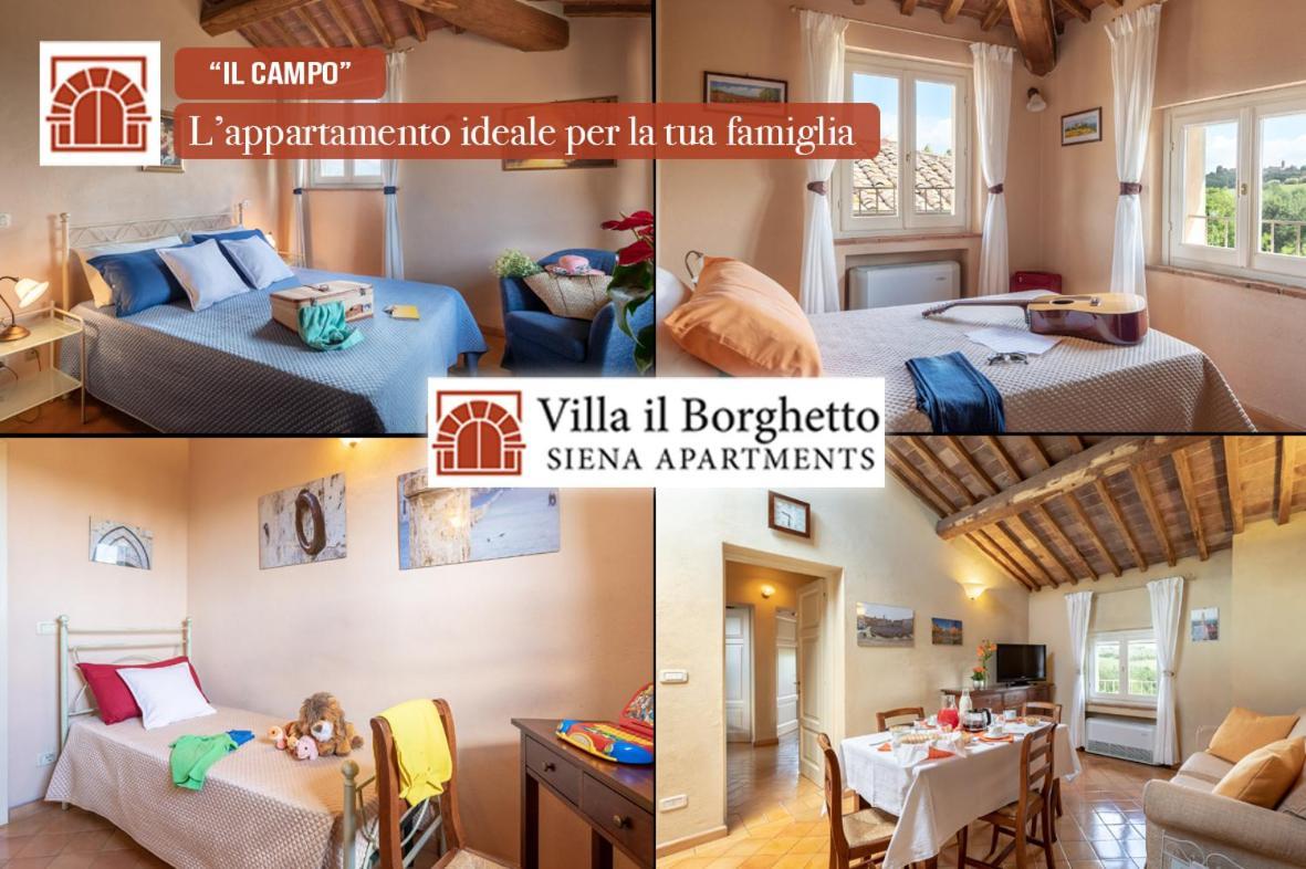 Villa Il Borghetto Siena Bagian luar foto